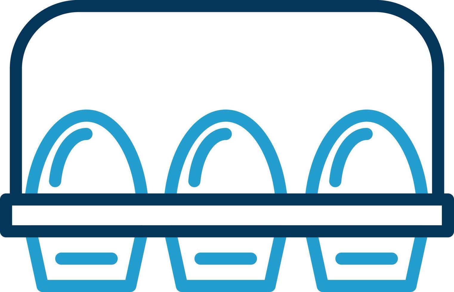 Egg Carton Vector Icon Design