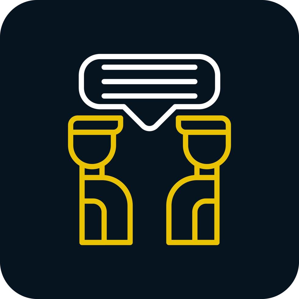 Discussion Vector Icon Design