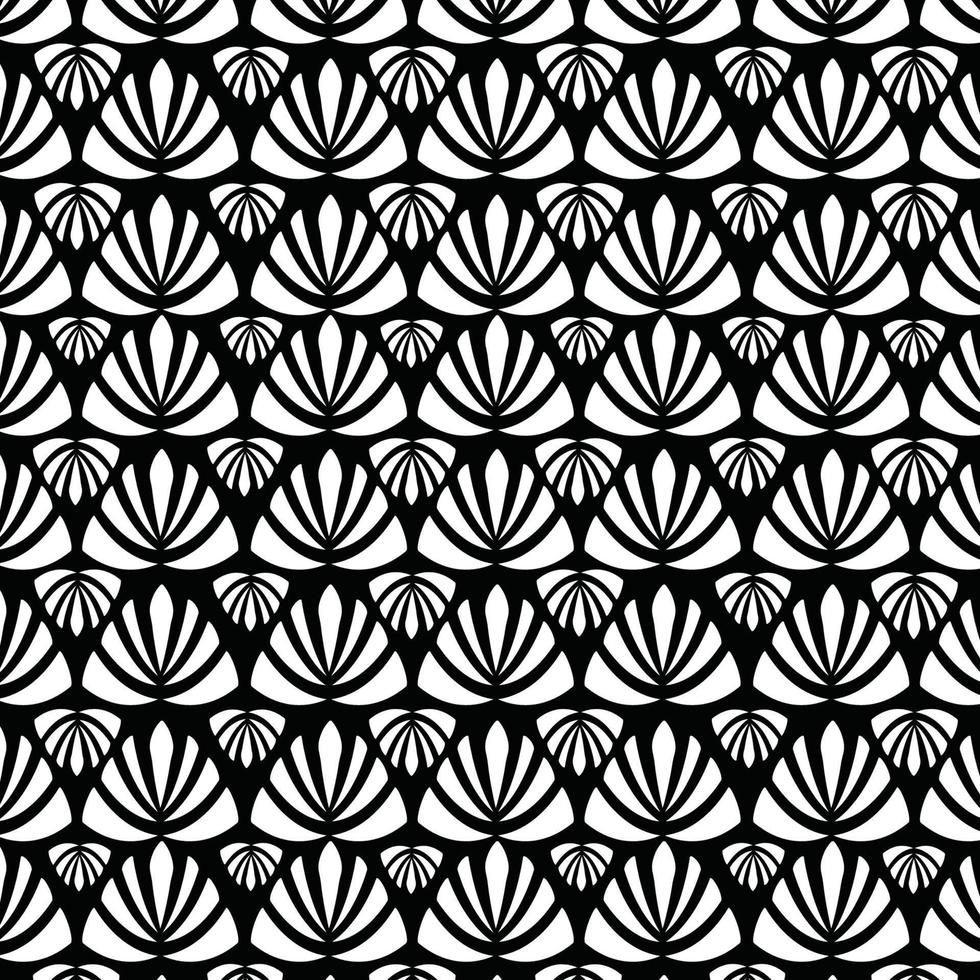 Black white polygon Doodle shapes Abstract seamless pattern Doormat Modern stylish abstract texture print pattern vector