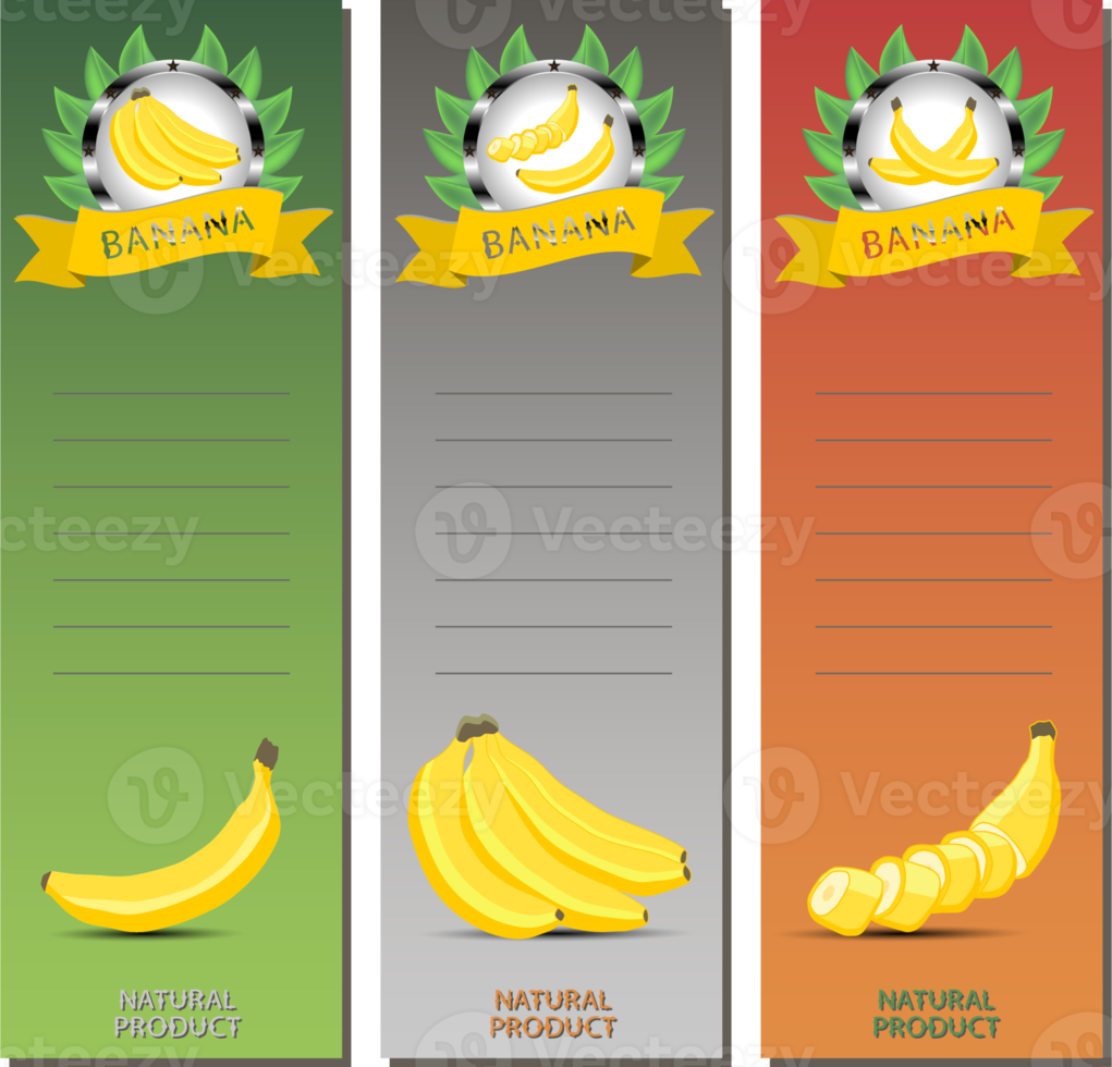 Sweet juicy tasty natural eco product banana png