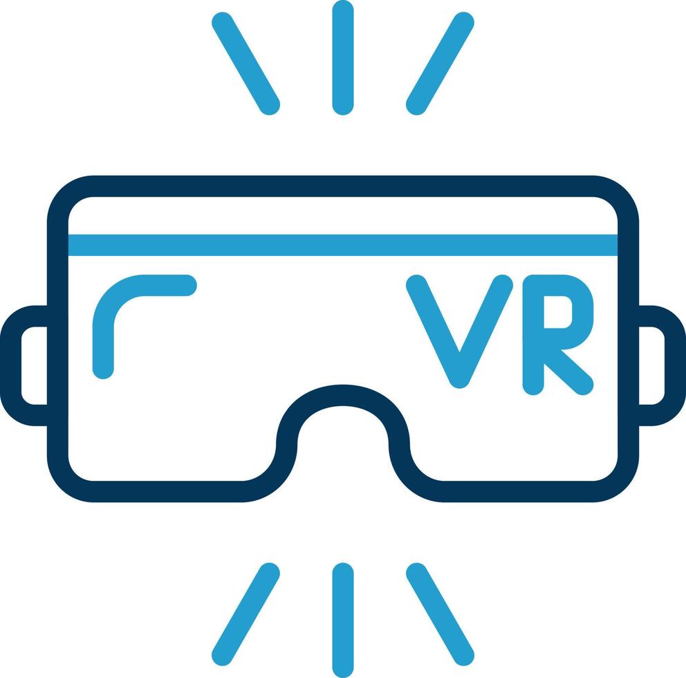 Virtual Reality Vector Icon Design
