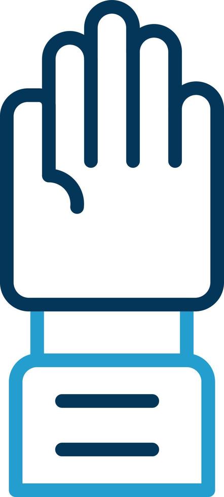 Raise Hand Vector Icon Design