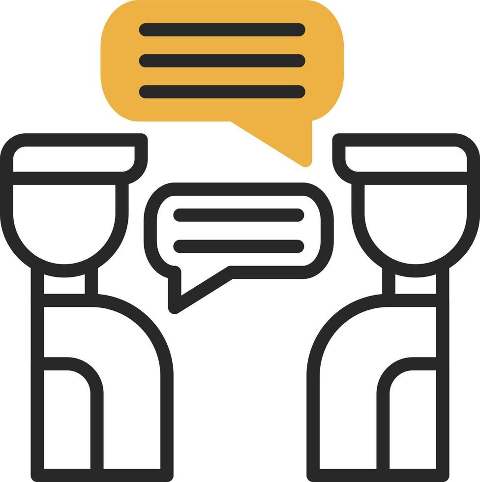 Mediator Vector Icon Design