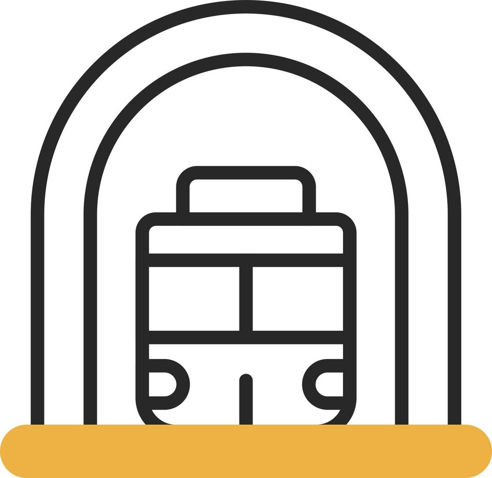 diseño de icono de vector de metro