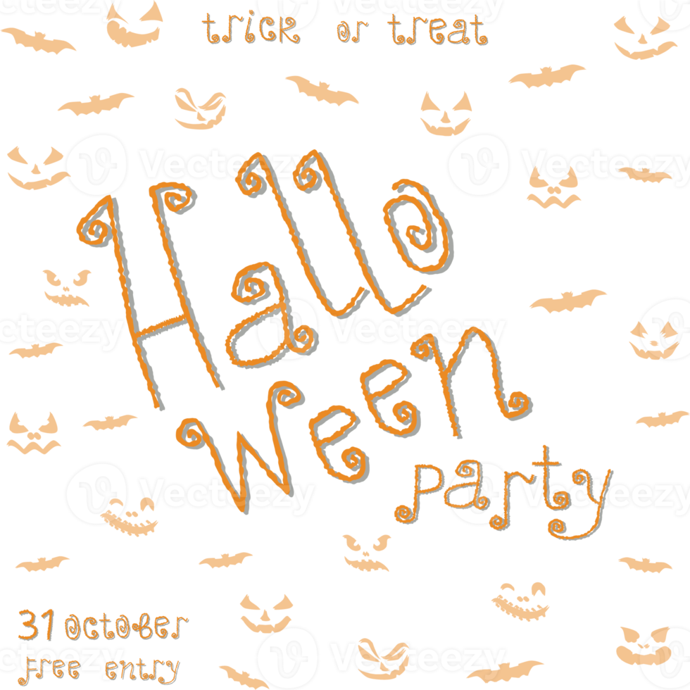 Collection accessory for celebration holiday Halloween png