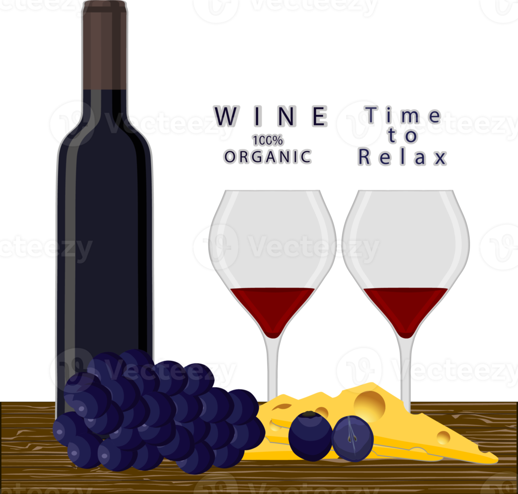 Various sweet tasty natural wine png