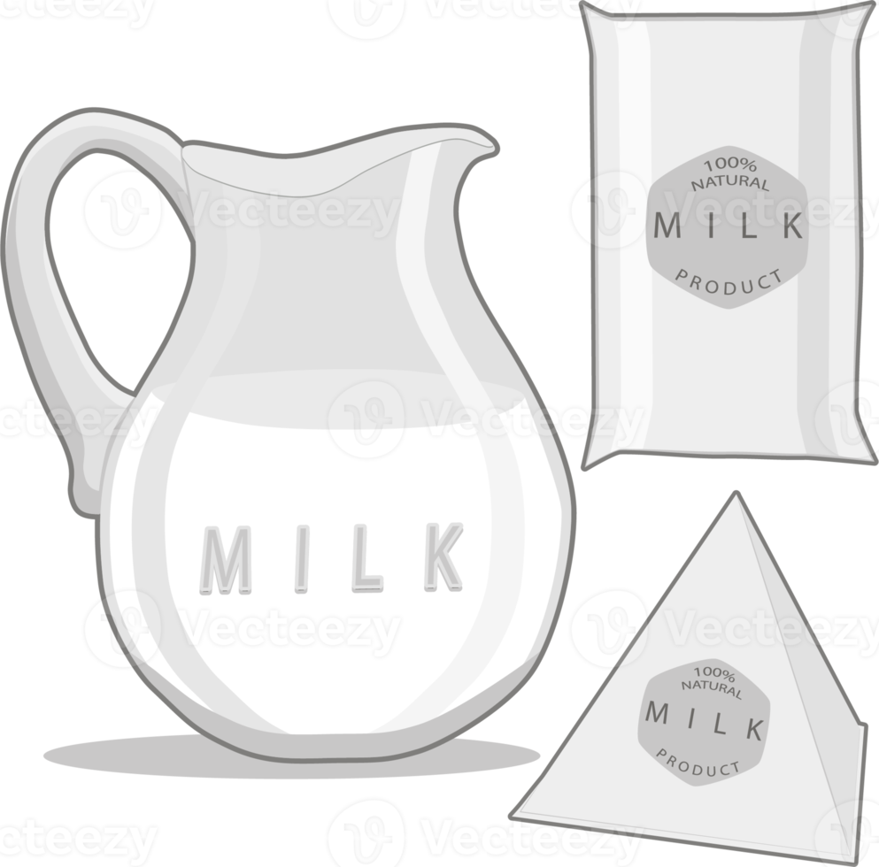 Sweet tasty natural eco product milk png