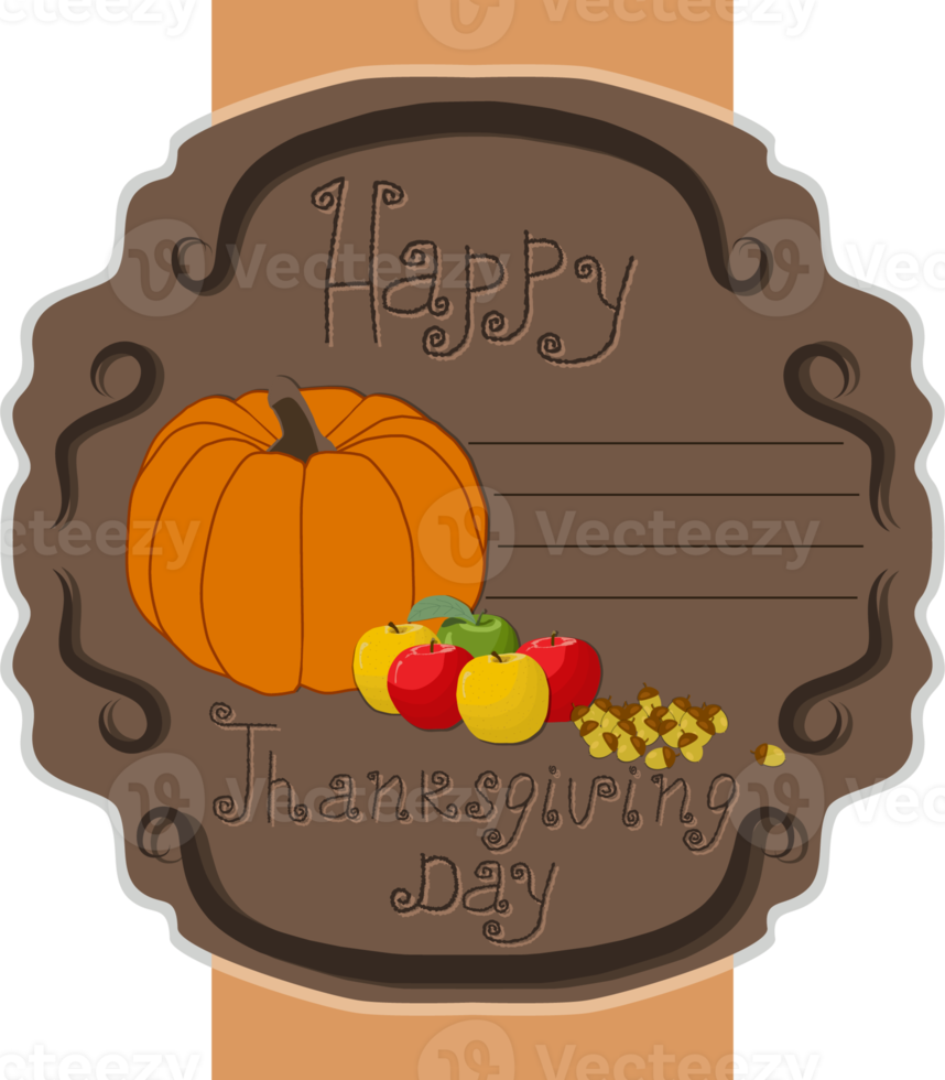 Collection accessory for celebration holiday Thanksgiving Day png