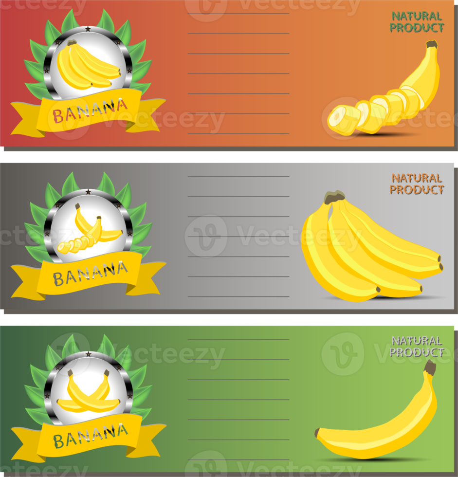 Sweet juicy tasty natural eco product banana png