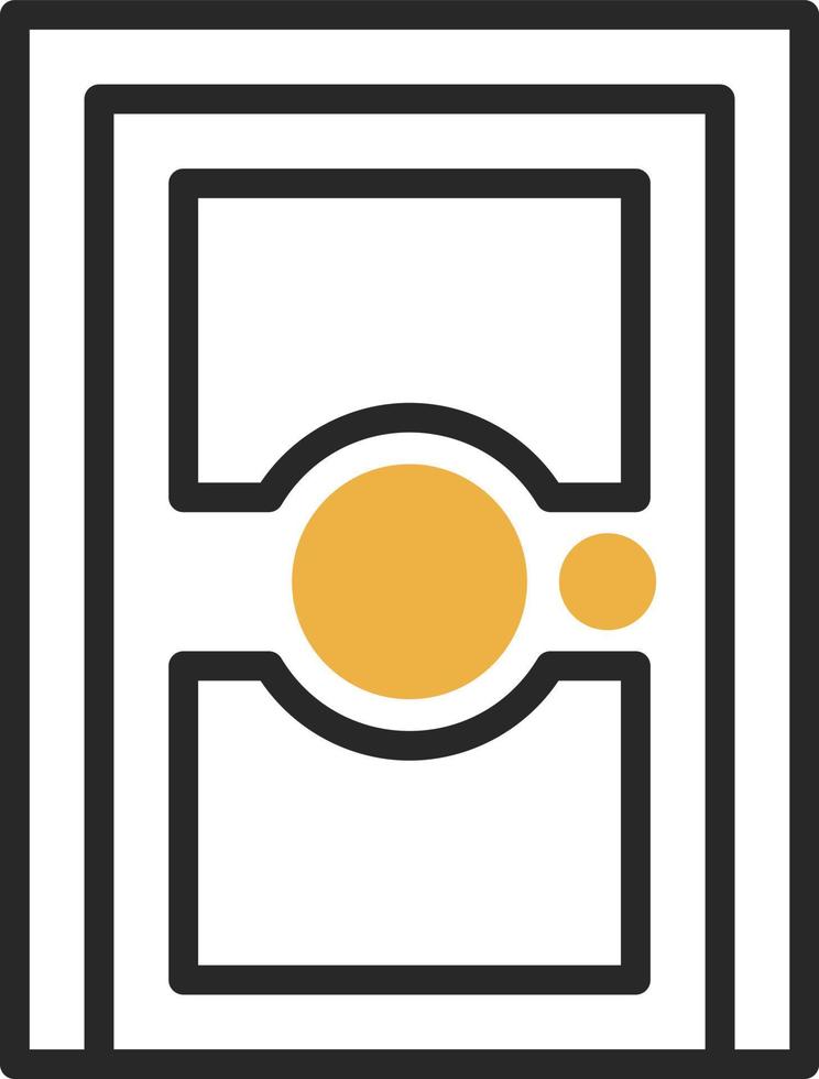 diseño de icono de vector de puerta