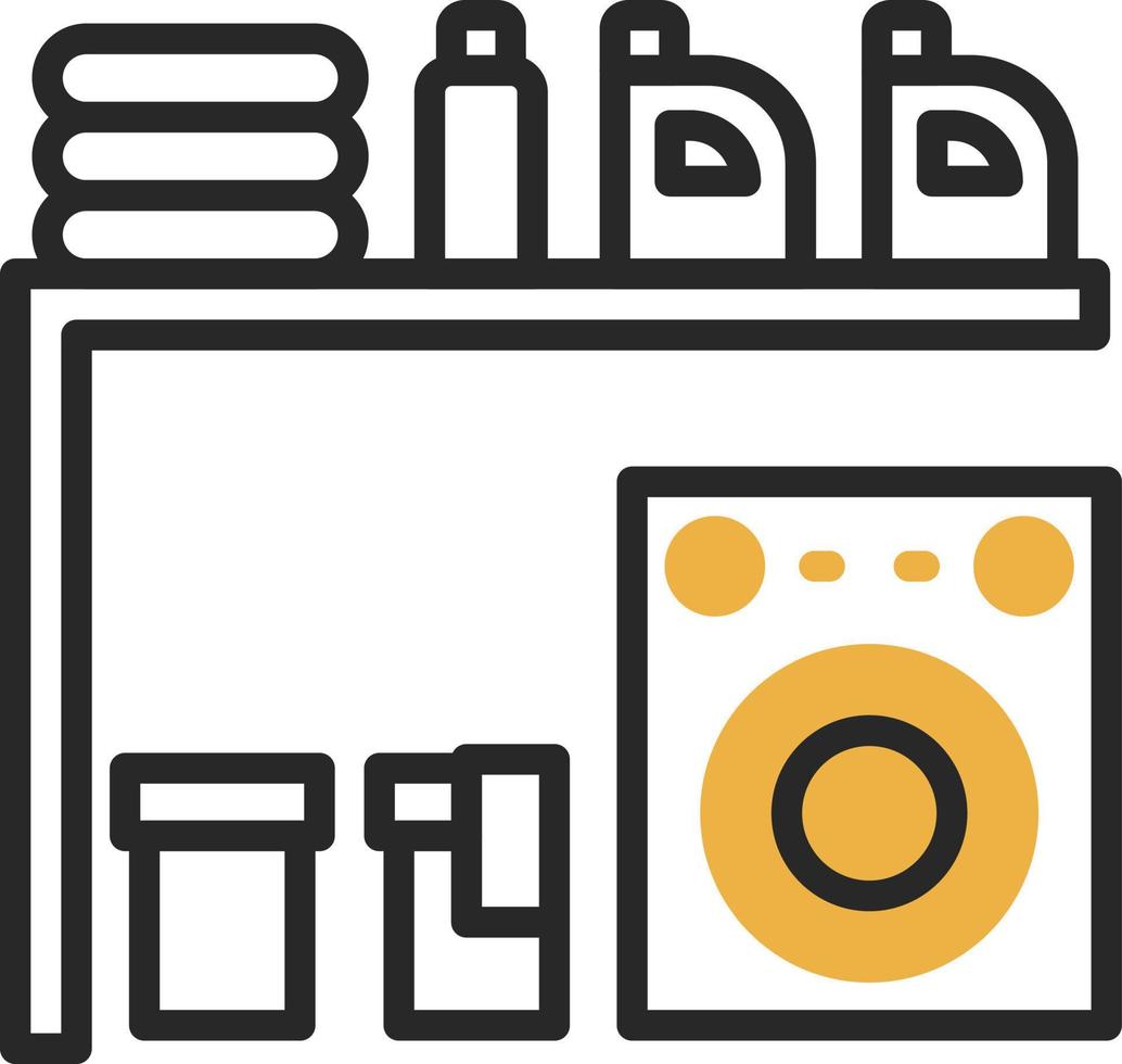 Laundry Room Vector Icon Design