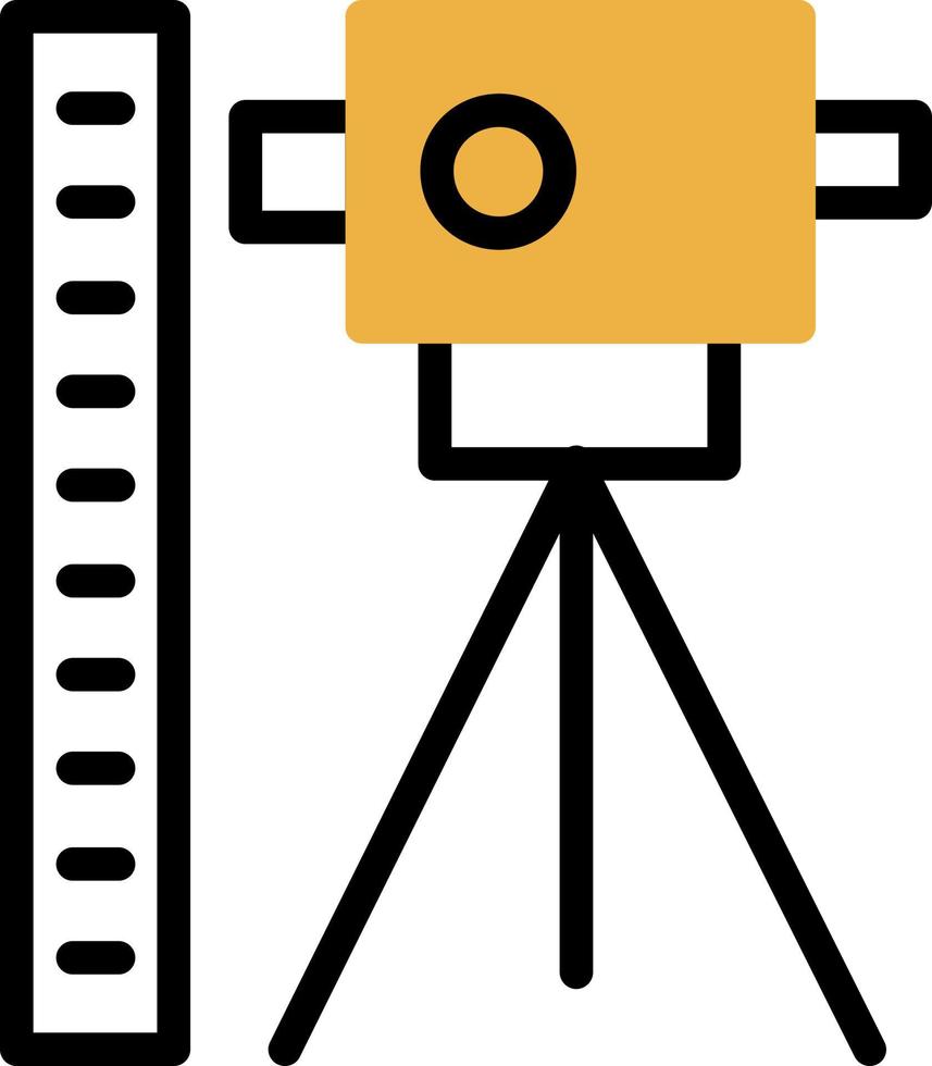 Theodolite Vector Icon Design