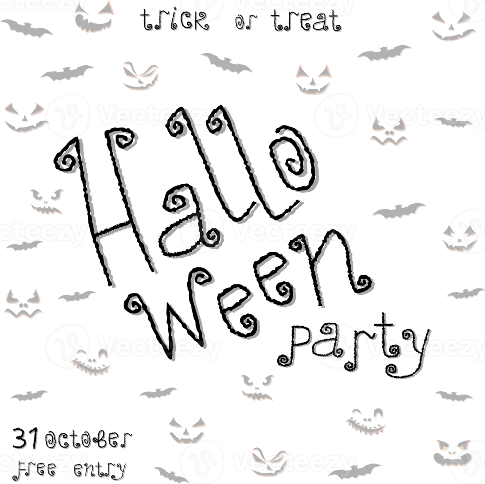 Collection accessory for celebration holiday Halloween png