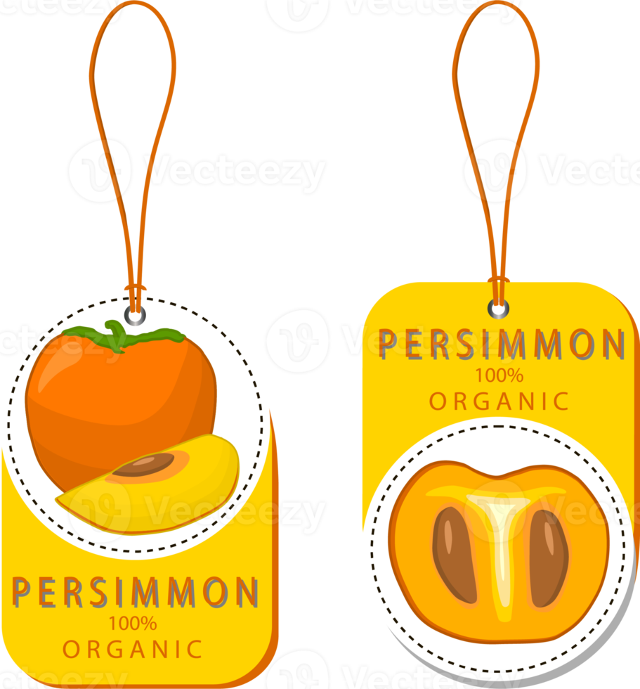 Sweet juicy tasty natural eco product persimmon png