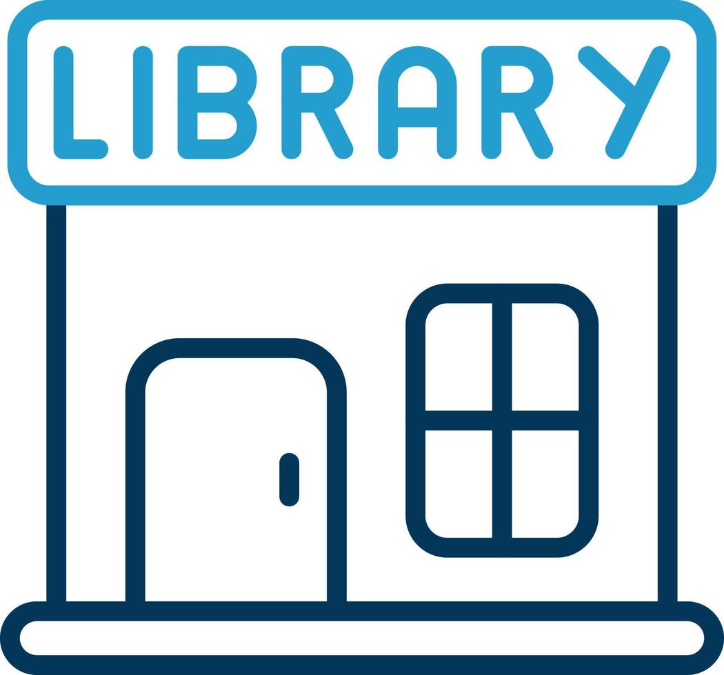 Library Vector Icon Design