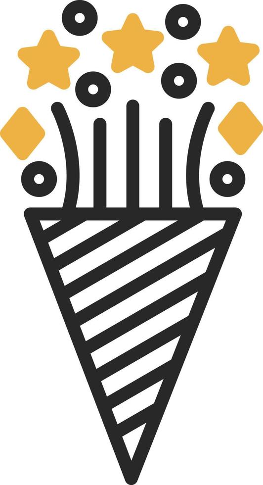 Confetti Vector Icon Design
