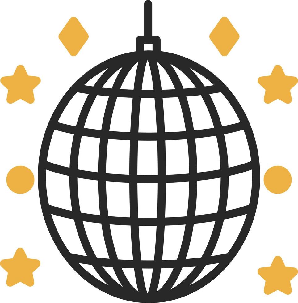 Disco Ball Vector Icon Design
