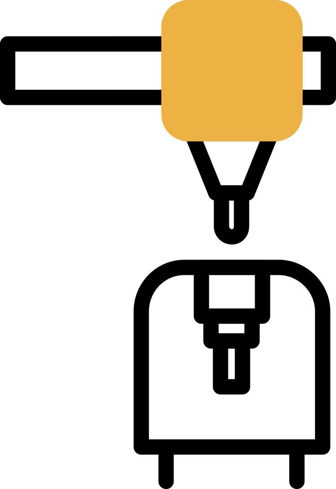 3d Printer Vector Icon Design