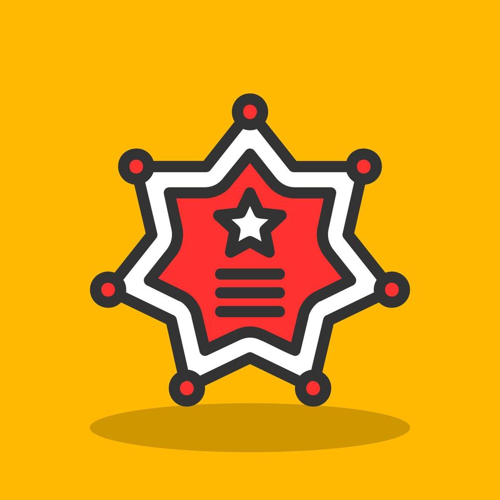 diseño de icono de vector de sheriff