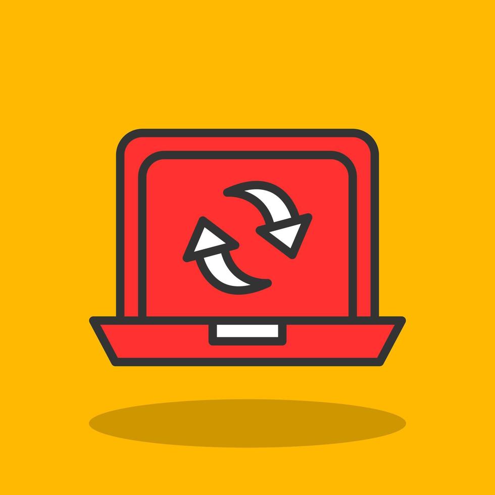 Sync Vector Icon Design