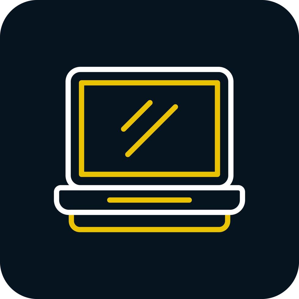 Laptop Vector Icon Design