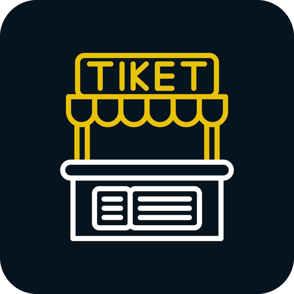 Ticket Office Vector Icon Design