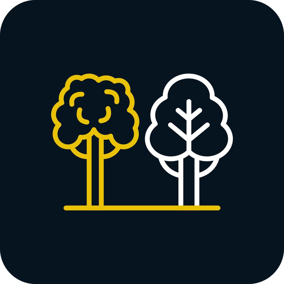 Trees Vector Icon Design