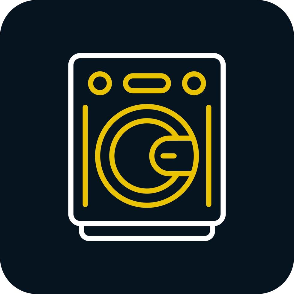 Washing Machine Vector Icon Design