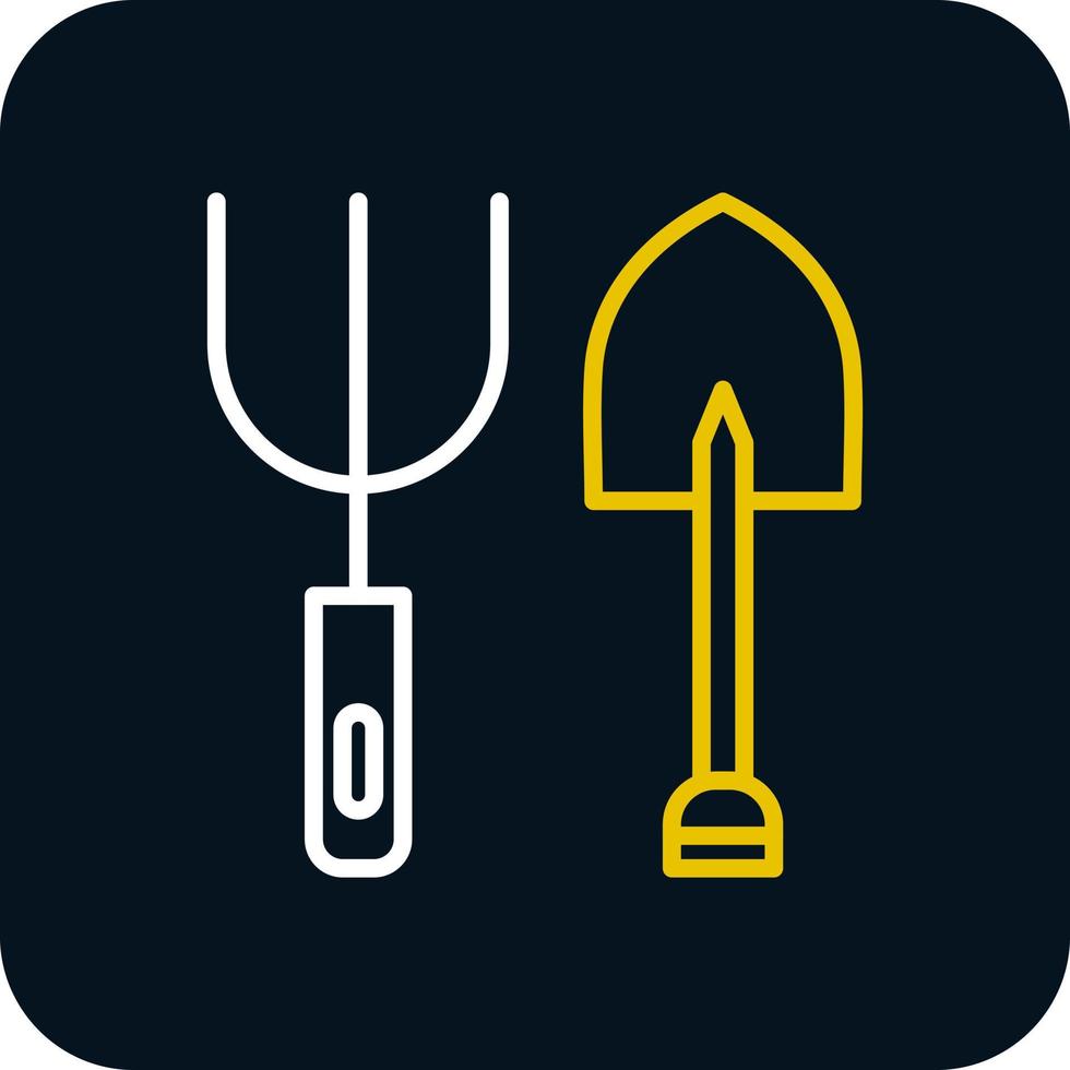 Pitchfork Vector Icon Design