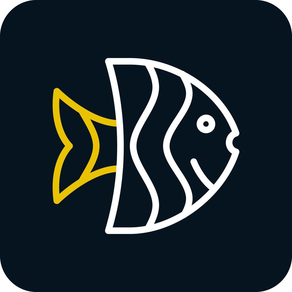 Angelfish Vector Icon Design