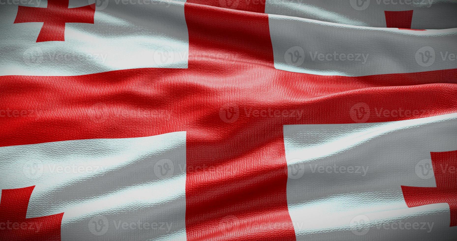 Georgia national flag background illustration. Symbol of country photo