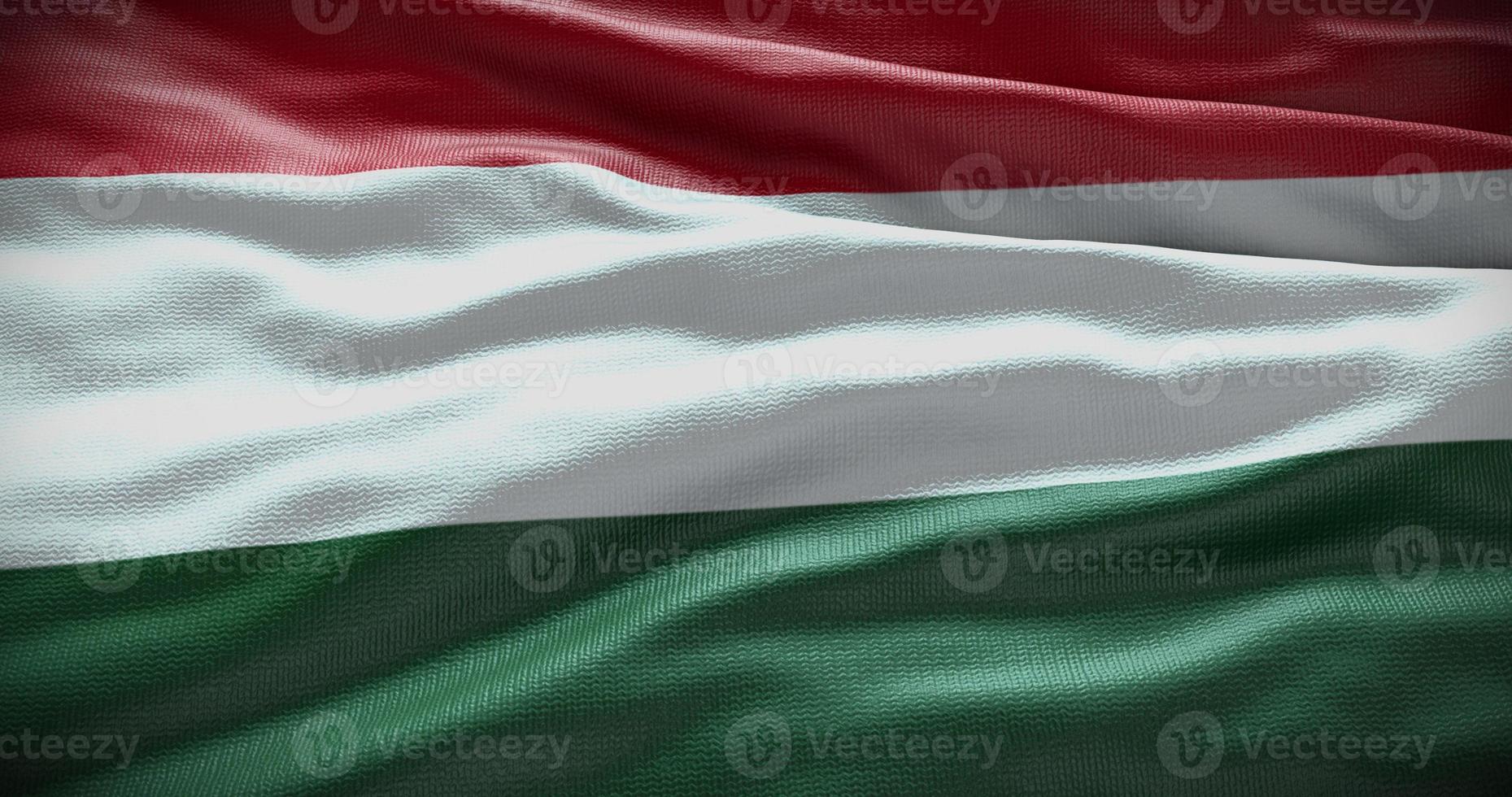 Hungría nacional bandera antecedentes ilustración. símbolo de país foto
