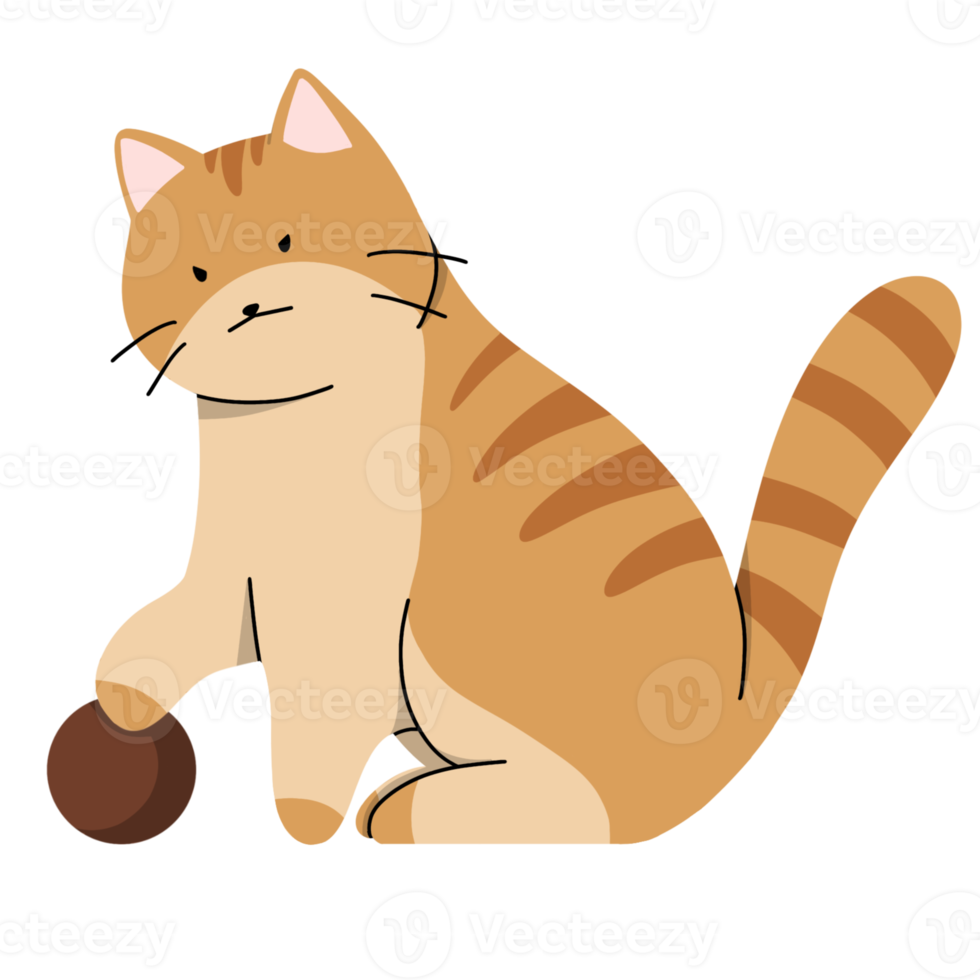 Cute Cat Illustration png