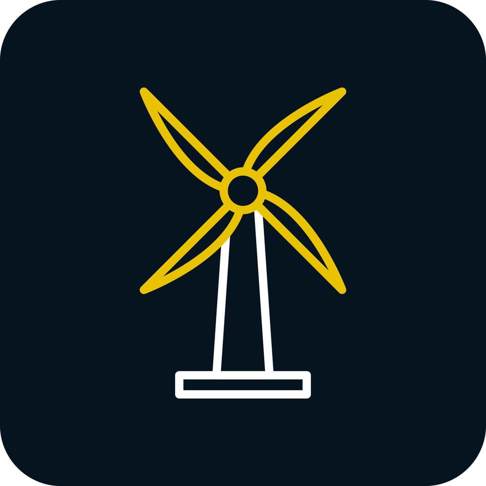 Windmill Vector Icon Design