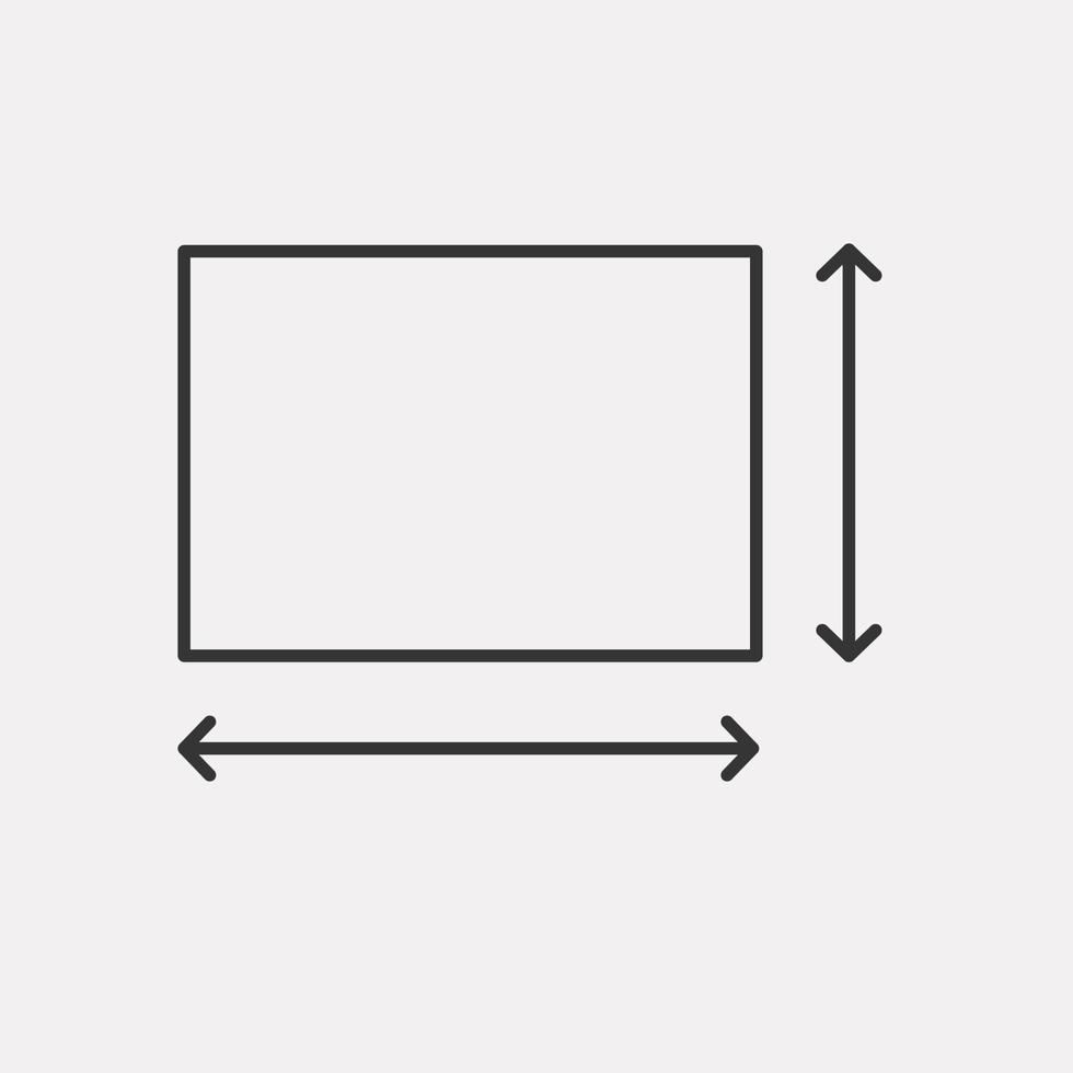 Coordinate axes sign. Measuring land area. Paper A4 size. Vector illustration