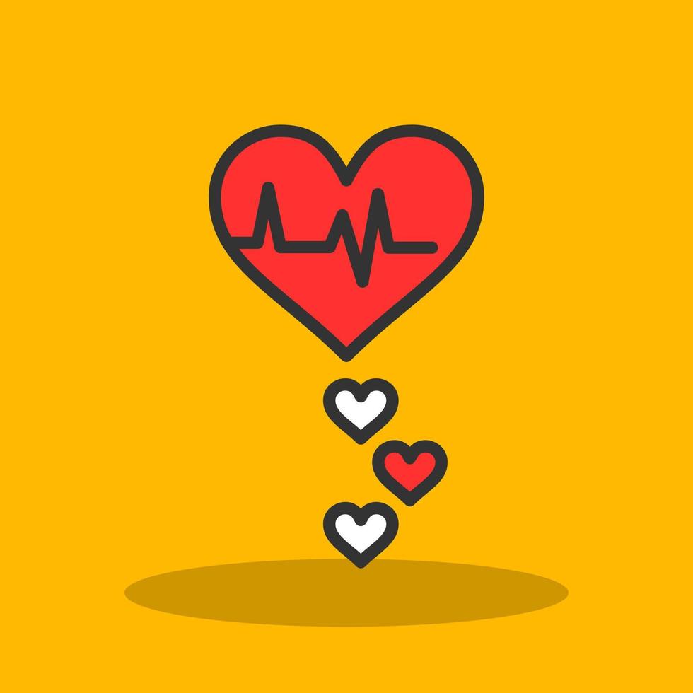 Heart Rate Vector Icon Design