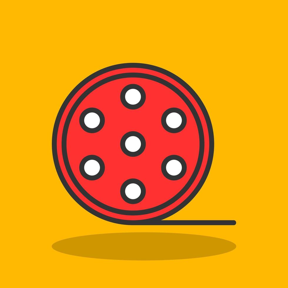 Film Reel Vector Icon Design