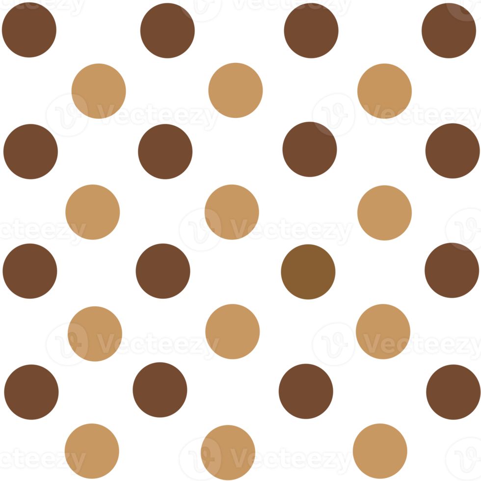 brown Coco Chocolate Late White polka dot color pattern background png