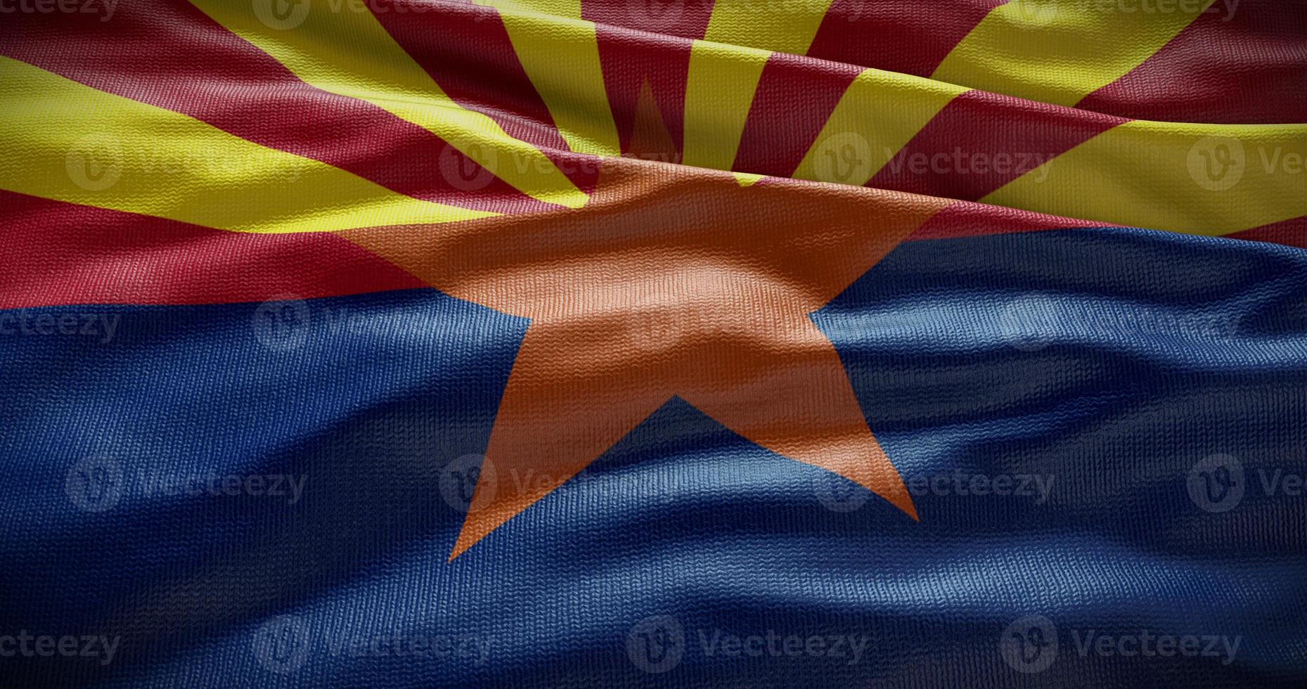 Arizona state flag background illustration, USA symbol backdrop photo