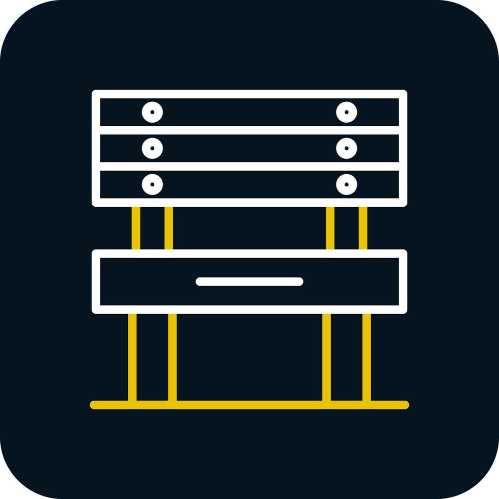Bench Vector Icon Design