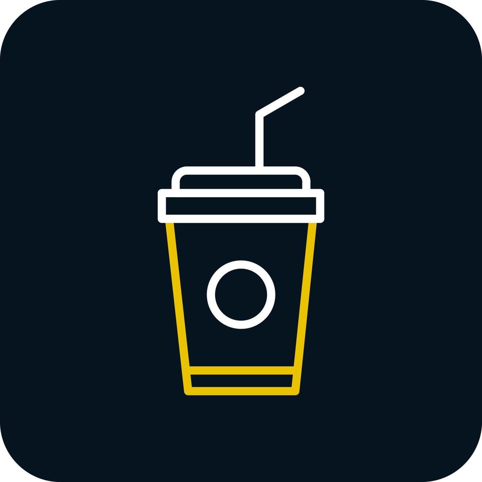 Plastic Cup Vector Icon Design