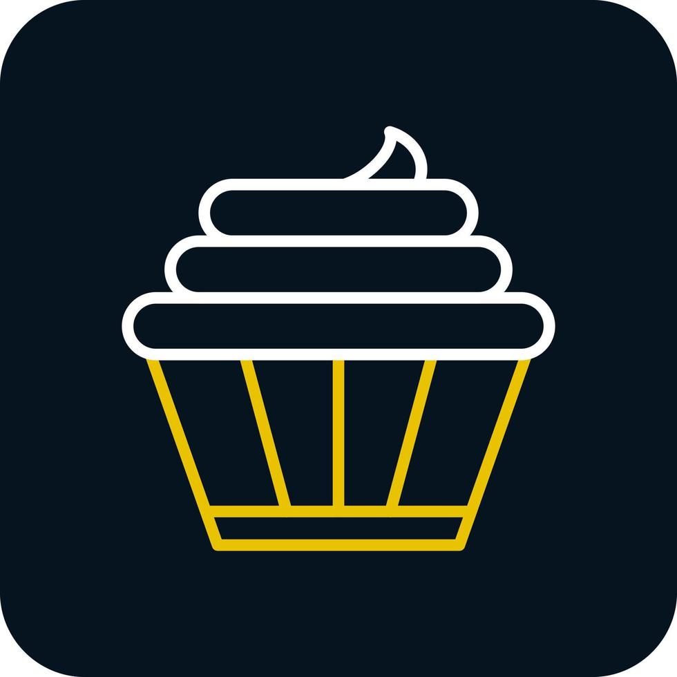 diseño de icono de vector de cupcakes