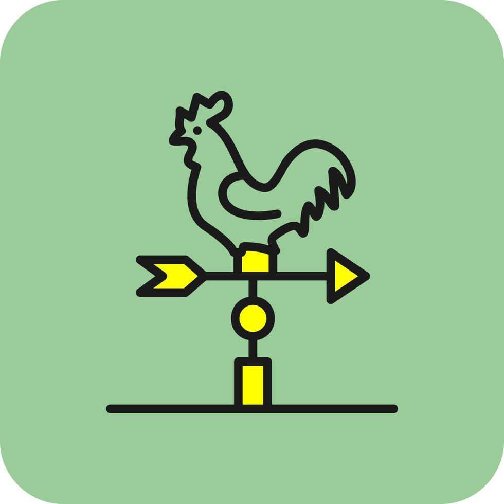 Weather Vane Vector Icon Design