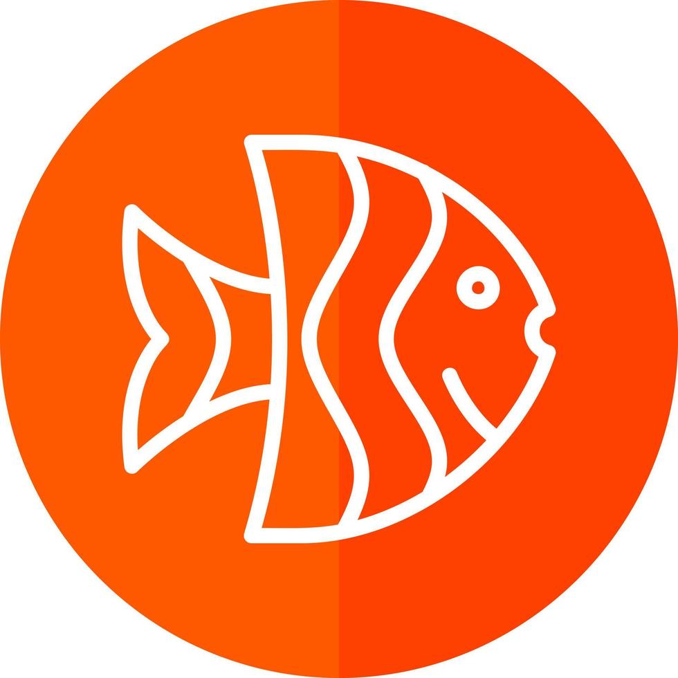 Angelfish Vector Icon Design