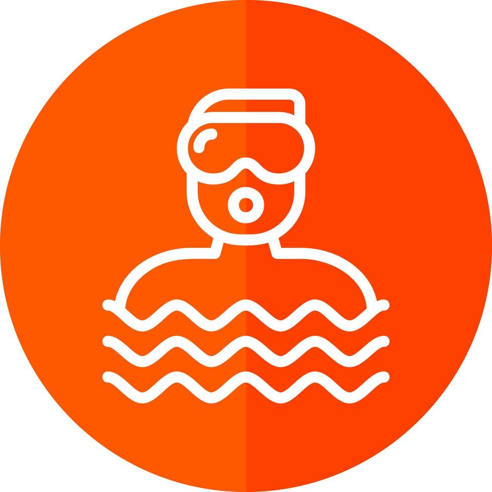 Diver Vector Icon Design