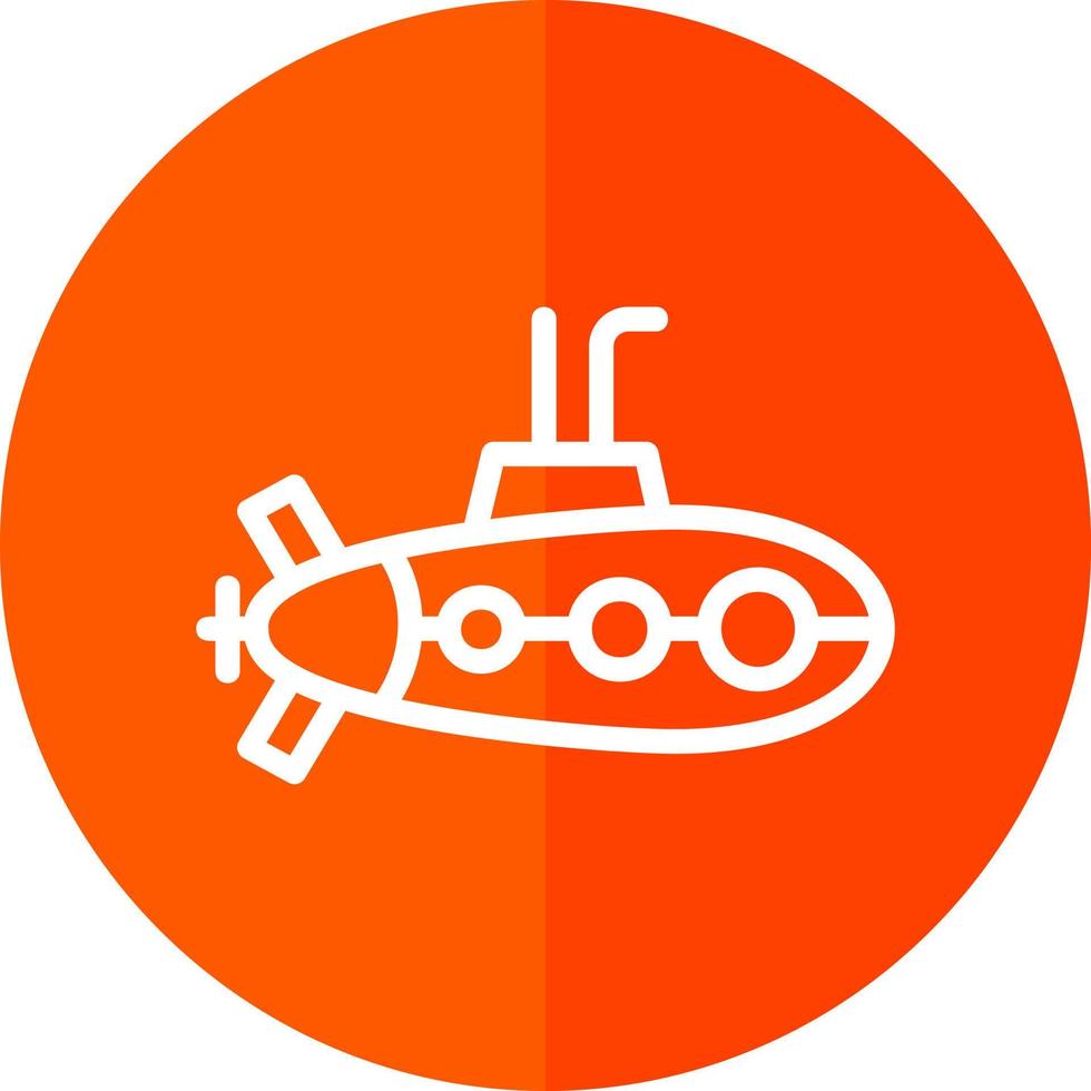 Submarine Vector Icon Design