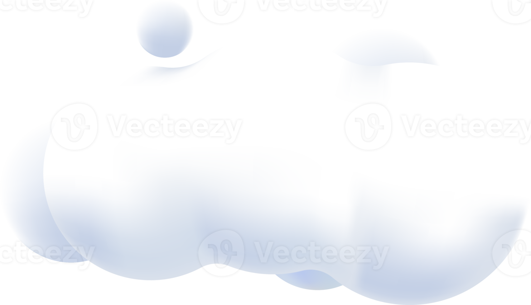 3d geven wolk illustratie.textuur, icoon png