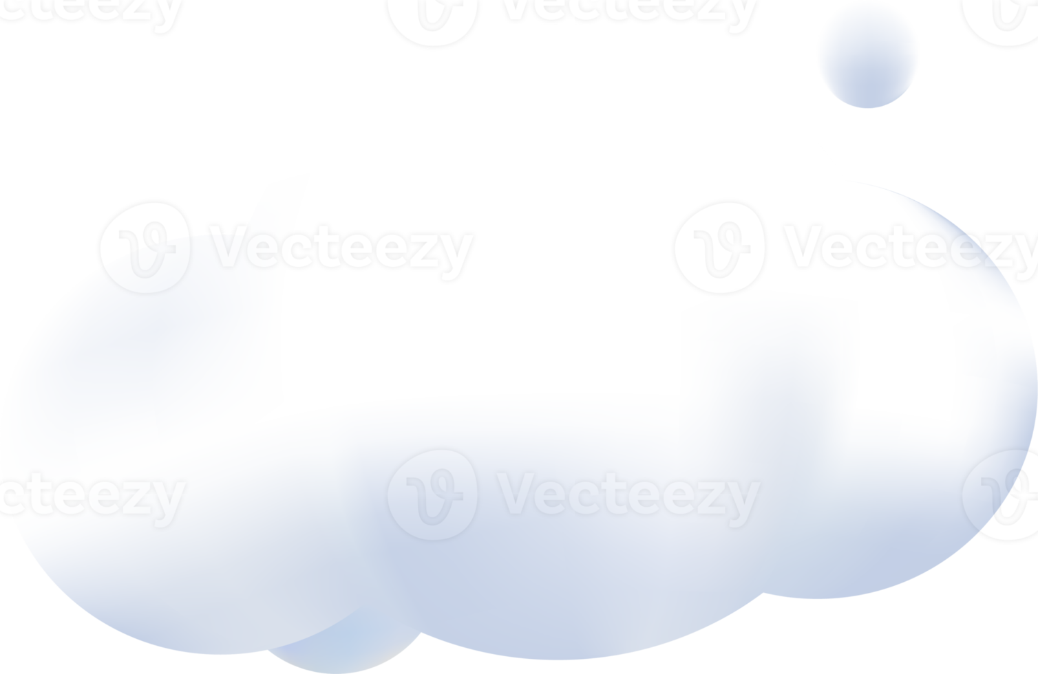 3d render cloud illustration.texture, icon png