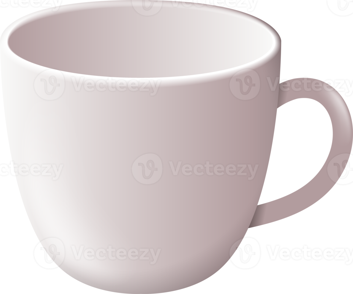 3d blanc tasses de café .thé, café, eau, cacao, agresser png