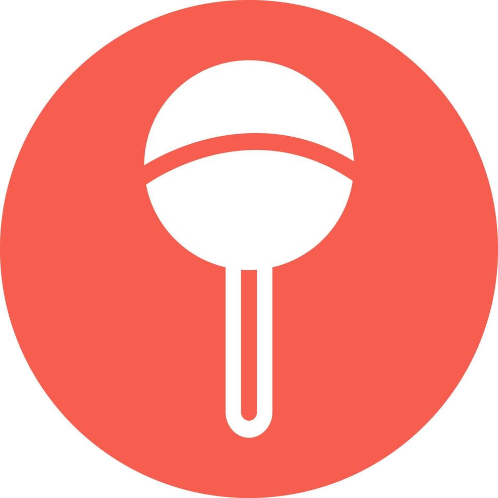 Lollipop Food Solid Icon vector